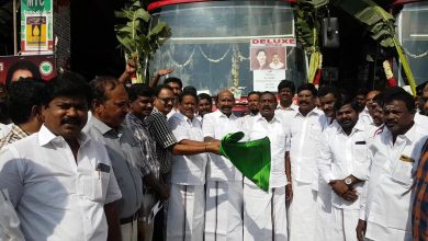 Photo of புதிதாக நான்கு சொகுசு பேருந்துகளை எம்எல்ஏ பழனி துவக்கி வைத்தார்