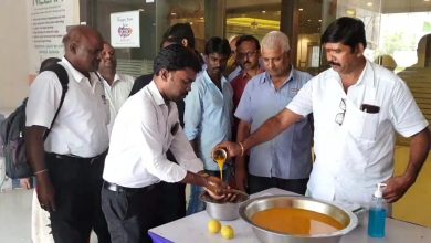 Photo of பாரம்பரிய தடுப்பு நடவடிக்கைகளுடன் வாடிக்கையாளர்களைக் கவரும் பூவிருந்தவல்லி நாவலடி கொங்குநாடு ஹோட்டல்