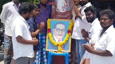 Photo of புரட்சி பாரதம் சார்பில் முன்னால் நகர்மன்ற உறுப்பினர் முரளி தலைமையில் பூவிருந்தவல்லி மேல்மாநகரில் அம்பேத்கர் பிறந்தநாள் கொண்டாடப்பட்டது.