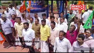 Photo of அம்பேத்கரின் திருவுருவ சிலைக்கு பாஜக மாவட்ட தலைவர் மாலை அணிவித்து மரியாதை செலுத்தினார்