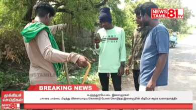 Photo of சாரை பாம்பை பிடித்து விளையாடிய கொண்டு போஸ் கொடுத்த இளைஞரின் வீடியோ