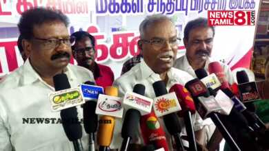 Photo of ஆவடியில் கண்டன பொதுக் கூட்டத்தில் கே பாலகிருஷ்ணன் பேட்டி