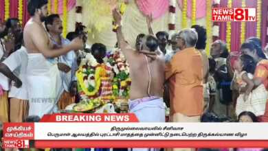 Photo of திருமுல்லைவாயலில் சீனிவாச பெருமாள் ஆலயத்தில் புரட்டாசி மாதத்தை முன்னிட்டு திருக்கல்யாண விழா