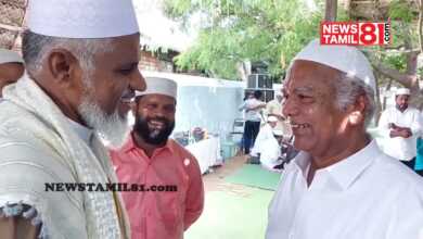 Photo of ரம்ஜான் பண்டிகை சிறப்பு தொழுகை, தாராபுரம் இறைச்சி மஸ்தான் இதுகா மைதானத்தில் இஸ்லாமியர்கள் தொழுகை